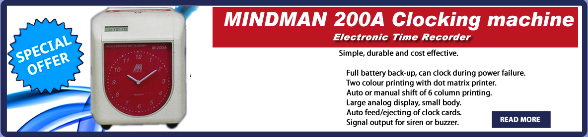 MINDMAN 200A Clocking machine